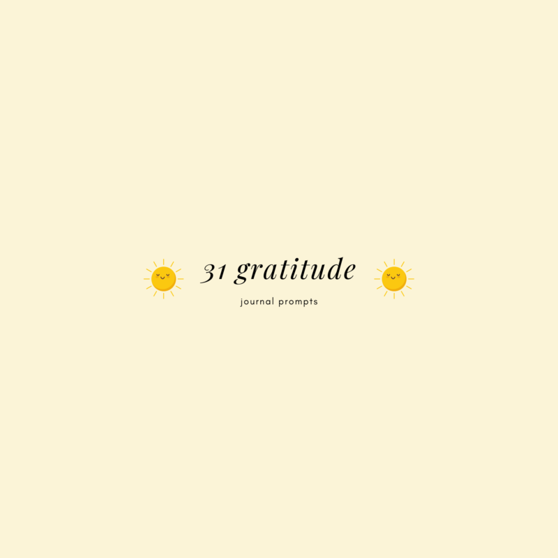gratitude journal prompts - featured image